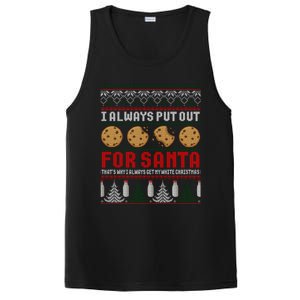 Naughty I Always Put Out For Santa Christmas Ugly Sweater Gift PosiCharge Competitor Tank