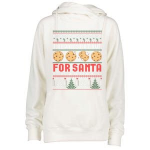 Naughty I Always Put Out For Santa Christmas Ugly Sweater Gift Womens Funnel Neck Pullover Hood