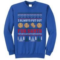 Naughty I Always Put Out For Santa Christmas Ugly Sweater Gift Sweatshirt