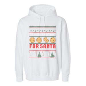 Naughty I Always Put Out For Santa Christmas Ugly Sweater Gift Garment-Dyed Fleece Hoodie