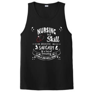 Nursing Is A Skill Career Occupation Gift PosiCharge Competitor Tank