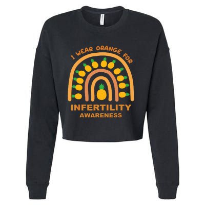 National Infertility Awareness Cropped Pullover Crew