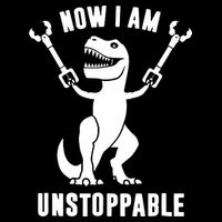 Now I Am Unstoppable Funny T Rex Impact Tech Backpack