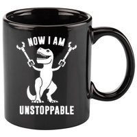 Now I Am Unstoppable Funny T Rex 11oz C Handle Ceramic Mug