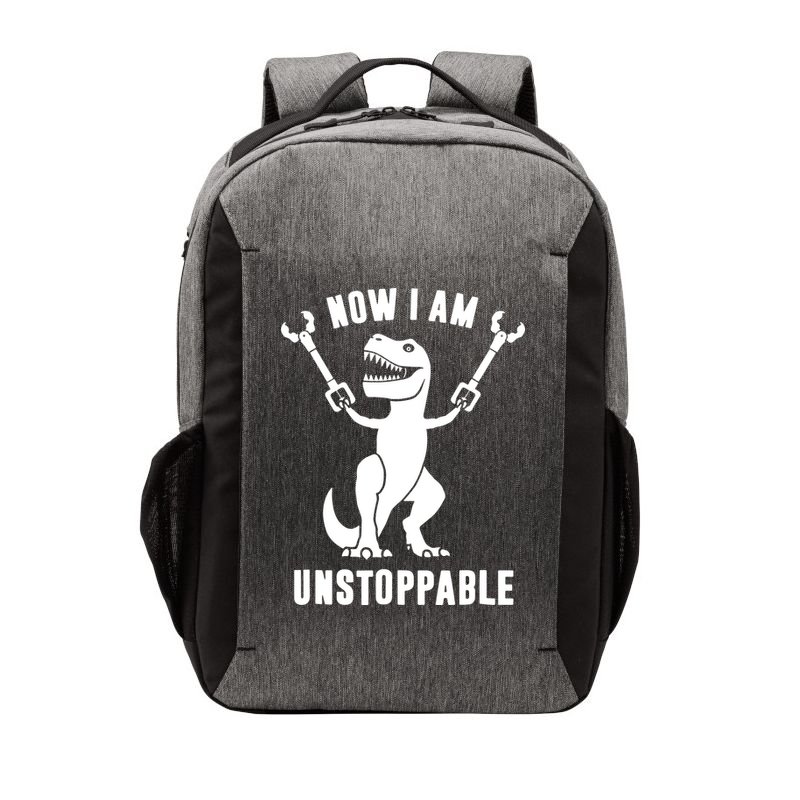 Now I Am Unstoppable Funny T Rex Vector Backpack