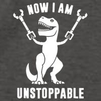 Now I Am Unstoppable Funny T Rex Vector Backpack