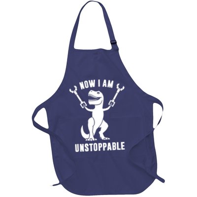 Now I Am Unstoppable Funny T Rex Apron