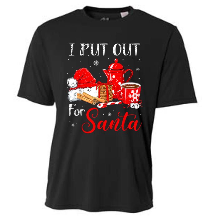 Naughty I Always Put Out For Santa Christmas Xmas Cooling Performance Crew T-Shirt