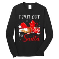 Naughty I Always Put Out For Santa Christmas Xmas Long Sleeve Shirt