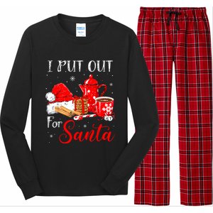 Naughty I Always Put Out For Santa Christmas Xmas Long Sleeve Pajama Set