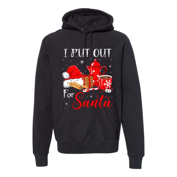 Naughty I Always Put Out For Santa Christmas Xmas Premium Hoodie