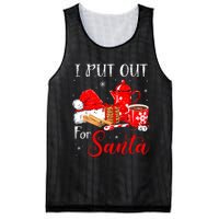 Naughty I Always Put Out For Santa Christmas Xmas Mesh Reversible Basketball Jersey Tank