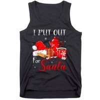 Naughty I Always Put Out For Santa Christmas Xmas Tank Top