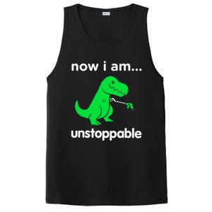 Now I Am Unstoppable Trex Funny Grabber Dinosaur Claws Gift PosiCharge Competitor Tank