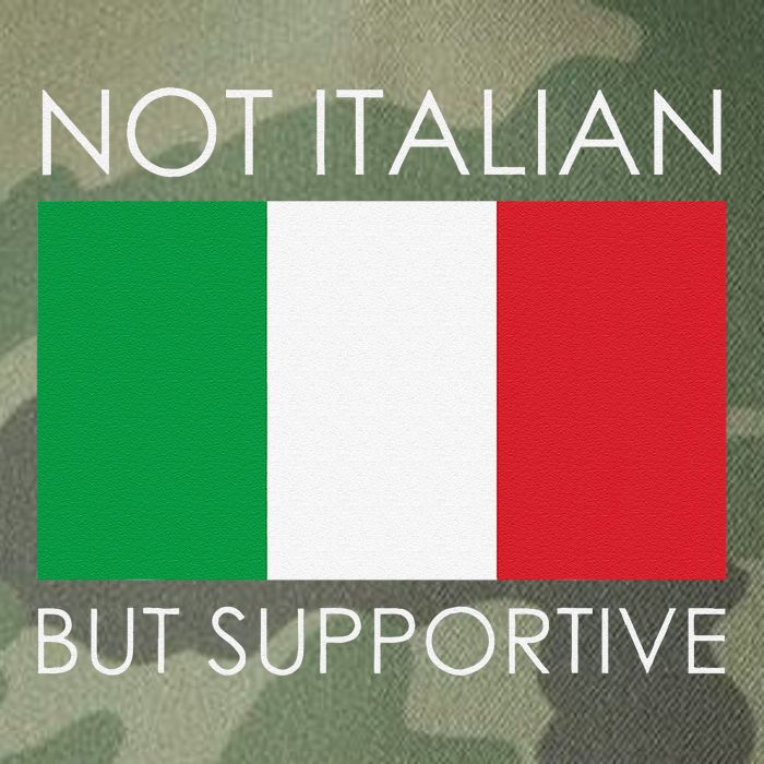 Not Italian But Supportive Legacy Tie Dye Trucker Hat