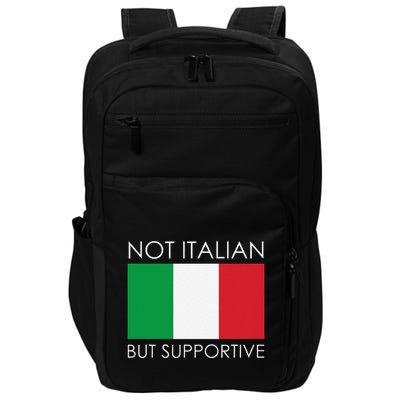 Not Italian But Supportive Impact Tech Backpack