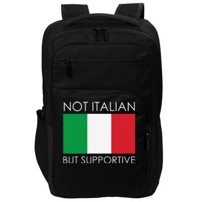 Not Italian But Supportive Impact Tech Backpack