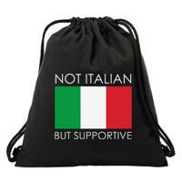 Not Italian But Supportive Drawstring Bag