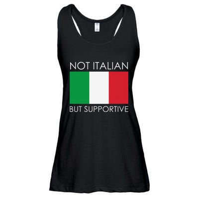 Not Italian But Supportive Ladies Essential Flowy Tank