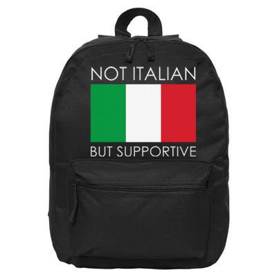 Not Italian But Supportive 16 in Basic Backpack