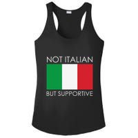 Not Italian But Supportive Ladies PosiCharge Competitor Racerback Tank
