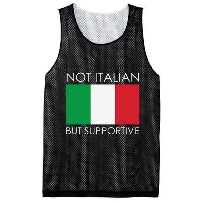 Not Italian But Supportive Mesh Reversible Basketball Jersey Tank