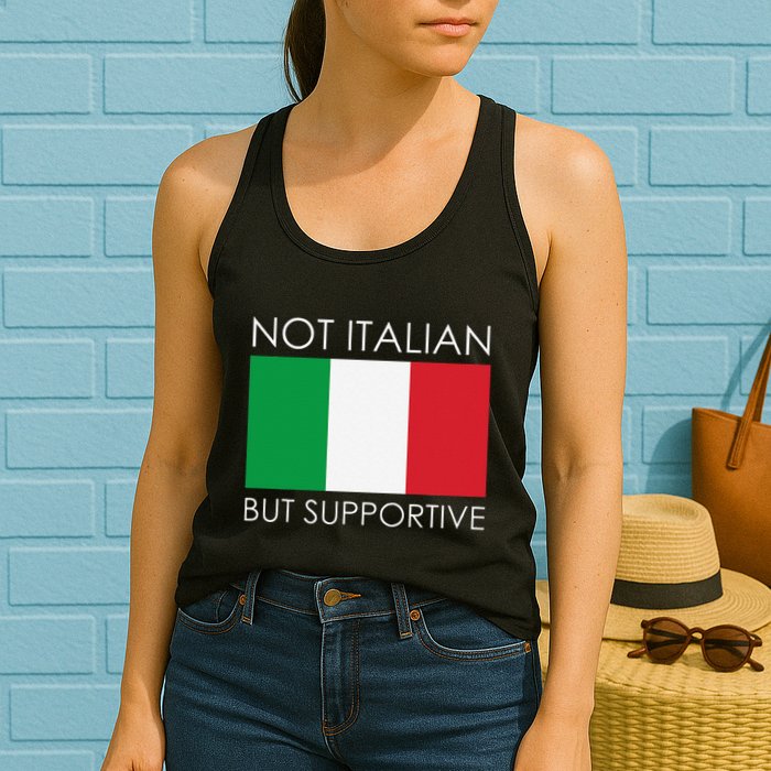 Not Italian But Supportive Womens Tank Top