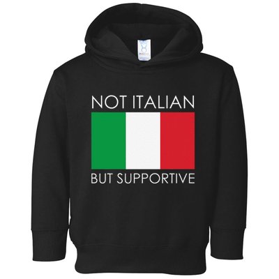 Not Italian But Supportive Toddler Hoodie