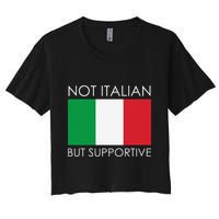 Not Italian But Supportive Crop Top