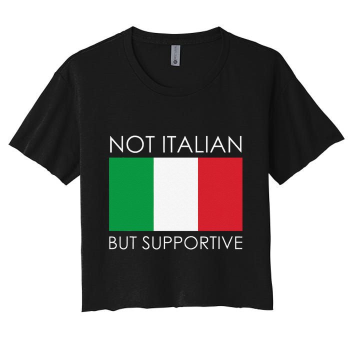Not Italian But Supportive Crop Top