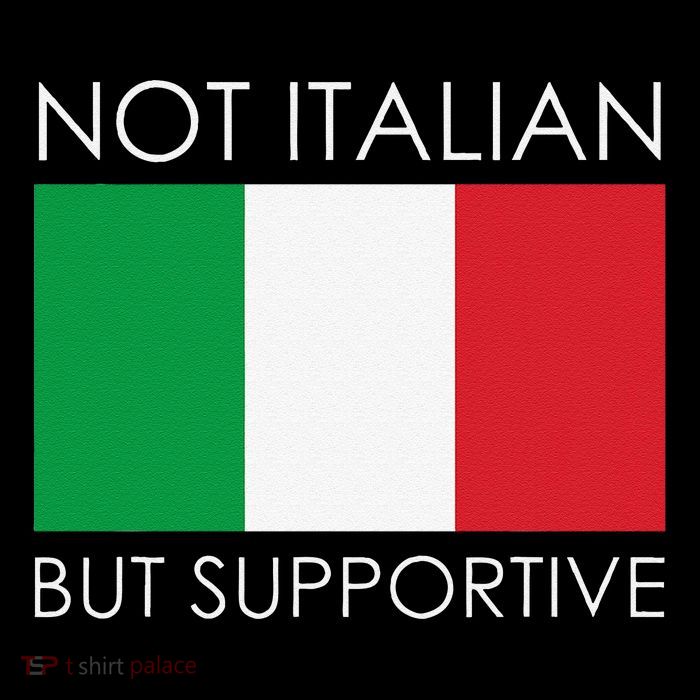 Not Italian But Supportive Women's V-Neck T-Shirt