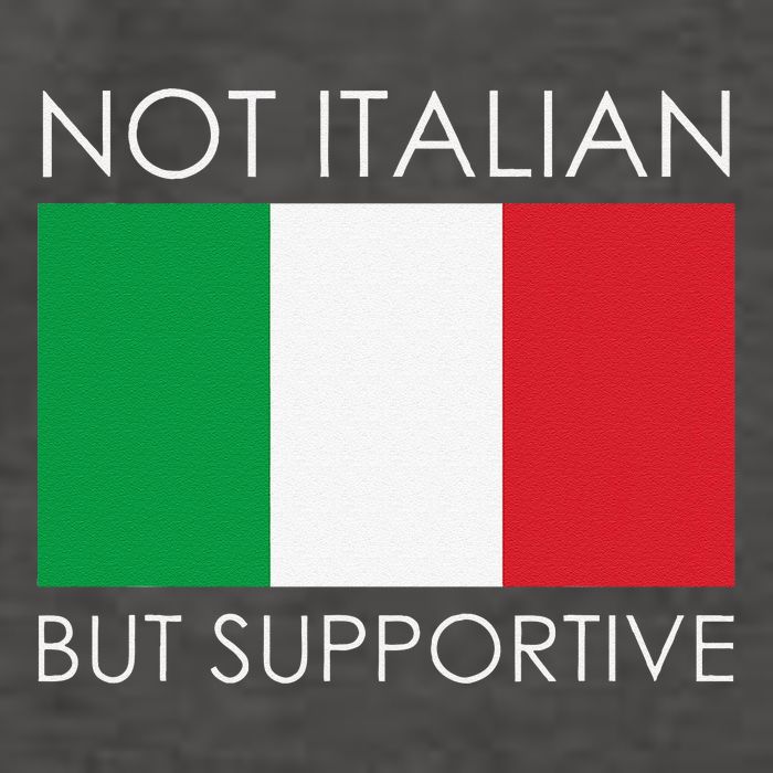 Not Italian But Supportive Vector Backpack
