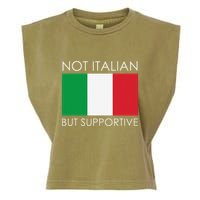Not Italian But Supportive Garment-Dyed Women's Muscle Tee