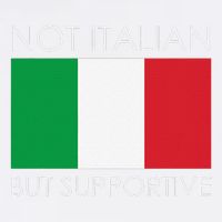 Not Italian But Supportive Garment-Dyed Sweatshirt