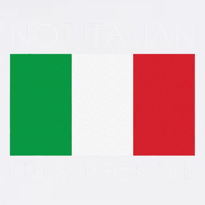 Not Italian But Supportive Garment-Dyed Sweatshirt
