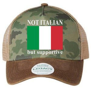 Not Italian But Supportive Legacy Tie Dye Trucker Hat