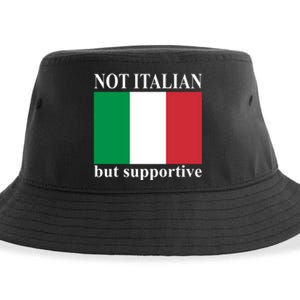 Not Italian But Supportive Sustainable Bucket Hat