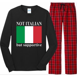 Not Italian But Supportive Long Sleeve Pajama Set