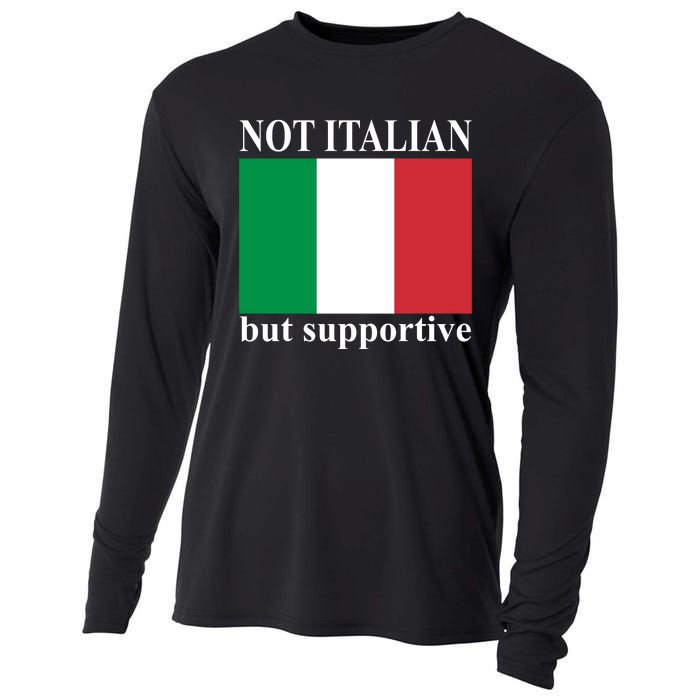 Not Italian But Supportive Cooling Performance Long Sleeve Crew