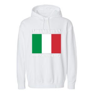 Not Italian But Supportive Garment-Dyed Fleece Hoodie