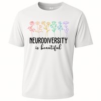 Neurodiversity Is Beautiful Colorful Flowers Performance Shirt
