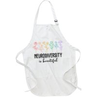 Neurodiversity Is Beautiful Colorful Flowers Apron