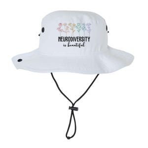 Neurodiversity Is Beautiful Colorful Flowers Legacy Cool Fit Booney Bucket Hat