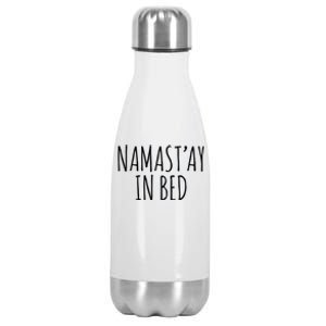 Namaste In Bed Stainless Steel Insulated Water Bottle