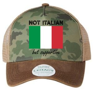 Not Italian But Supportive Gift Legacy Tie Dye Trucker Hat