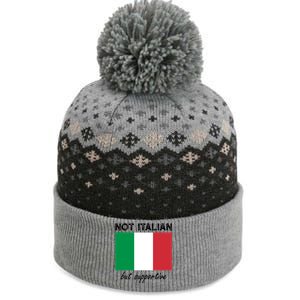 Not Italian But Supportive Gift The Baniff Cuffed Pom Beanie