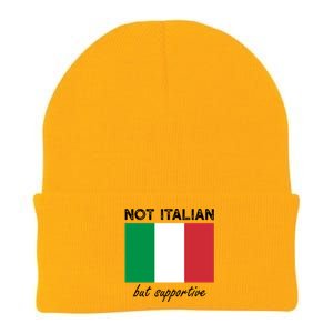 Not Italian But Supportive Gift Knit Cap Winter Beanie