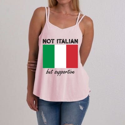 Not Italian But Supportive Gift Women's Strappy Tank