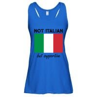 Not Italian But Supportive Gift Ladies Essential Flowy Tank