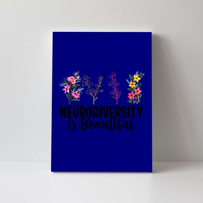 Neurodiversity Is Beautiful Autism Awareness Acceptance Gift Canvas